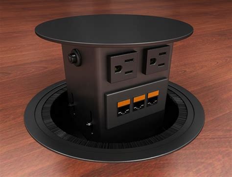 electrical table boxes|conference table outlet boxes.